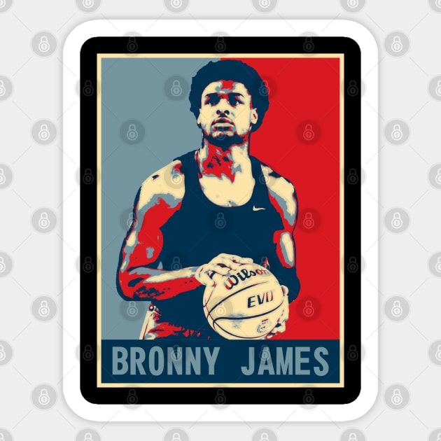 Bronny James Sticker by today.i.am.sad